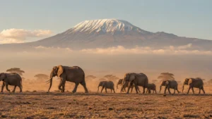 Amboseli National Park: Elephants & Kilimanjaro